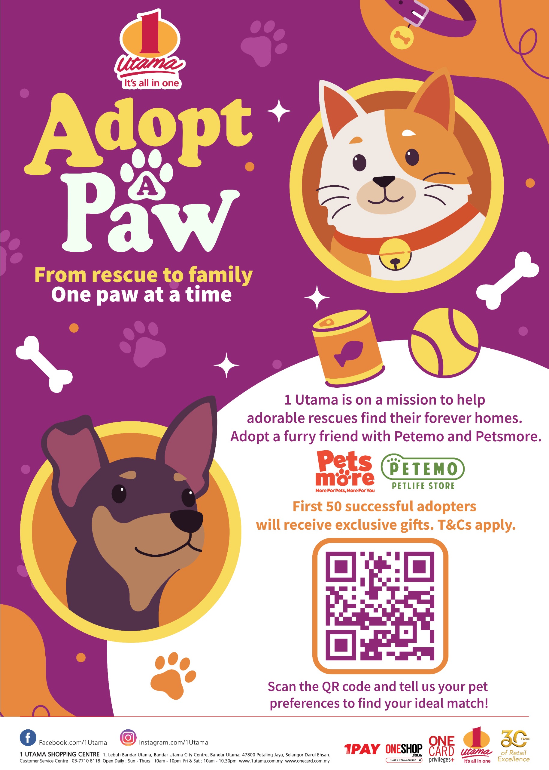 Adopt A Paw Campaign Poster